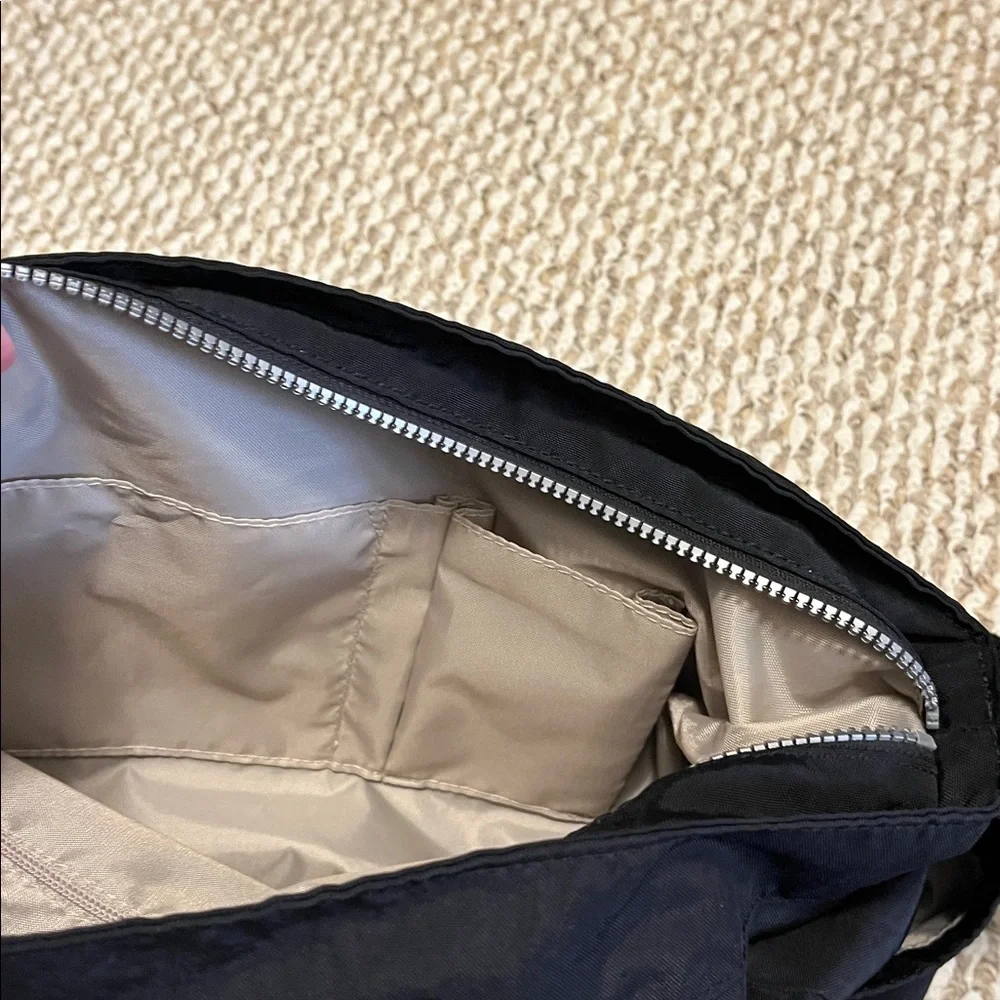 Kipling Black Bag with Patterned Strap - Picture 10 of 12